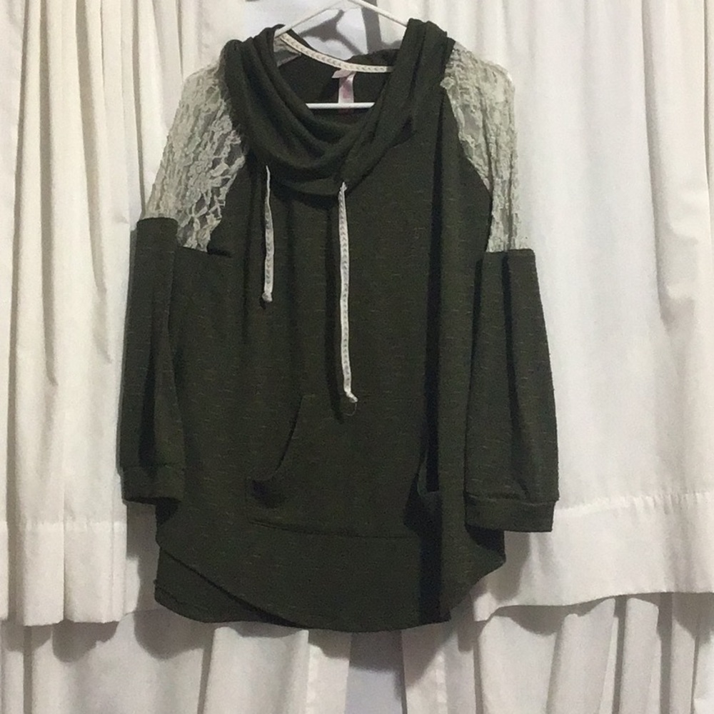 Olive long sleeve shirt